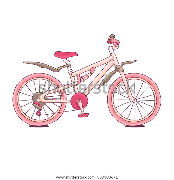 pink bike wheels