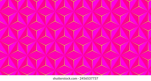 Pink black abstract background. 3D illustration.