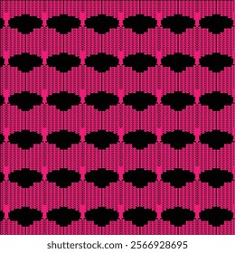 pink and black abstract design
