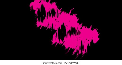 Fondo abstracto grunge rosa y negro. Splash grunge trazo textura de moda. Ilustración vectorial

