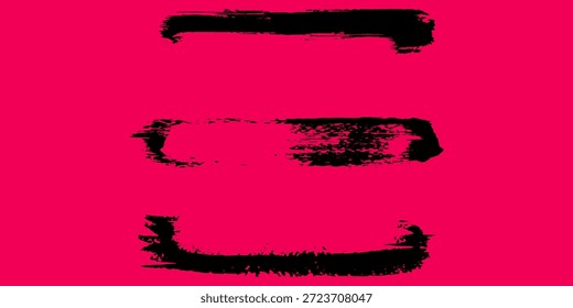 Fondo abstracto grunge rosa y negro. Splash grunge trazo textura de moda. Ilustración vectorial

