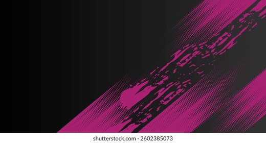 a pink and black background with a black background