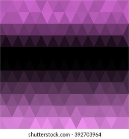 Pink black diamond polygonal background