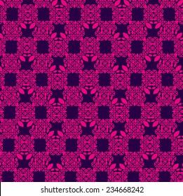 Pink black Elegant seamless pattern. Vector
