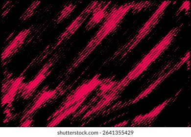 Pink, black gradient color halftone background pop art design. Comic book superhero dotted halftone texture.vector.