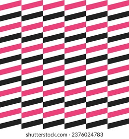 Patrón de línea oblicua rosa y negra. patrón impecable. fondo de mosaico Elementos decorativos, baldosas de suelo, baldosas de pared, envoltura de regalo, papel decorativo.