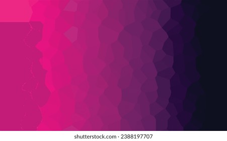 Fondo abstracto de polígono rosa y negro
