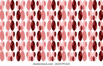 pink, black and red oval dots pattern, Red dot on white background, design for fabric printing as repeat pattern, pink circle, checkerboard, chessboard