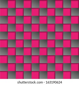 Pink and black squares background