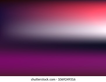 Pink, Black and Violet Color Vector Gradient Background. Blurred Abstract Illustration.