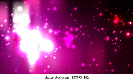 Pink Black and White Blur Lights Background