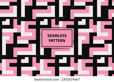 pink, black and white geometric pattern background