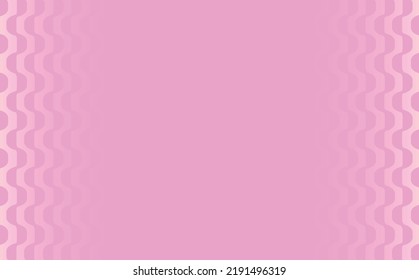 Pink blank background with artistic zigzag stripes as a frame. Background with copyspace. Suitable for presentation, cover, book, web banner, backdrop, and prints.