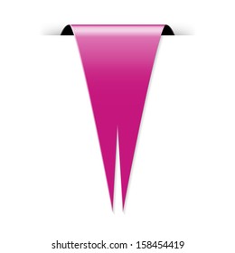 The pink blank flag with hidden edge effect / The pink flag / The flag 