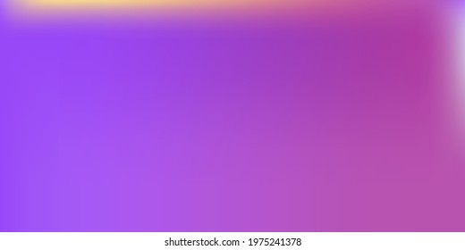 Pink Blank Modern Smooth Surface Backdrop. Soft Pastel Lavender Blurred Background. Violet Yellow Bright Watercolor Colorful Blurred Texture. Empty Vibrant Purple Gradient Mesh Illustration.