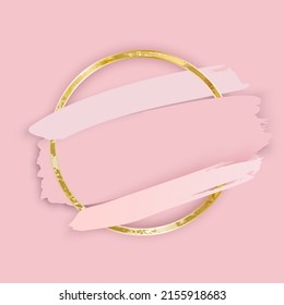 Pink blots on pink background.. Cosmetic, parfume background. Banner for Mother's day, Woman''s day vector illustration