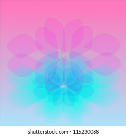 pink and blue