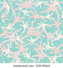 Fondo abstracto rosa y azul con manchas, patrón sin fisuras. Fondo decorativo para envolver papel, tapicería, textiles, tarjetas de felicitación e invitaciones.