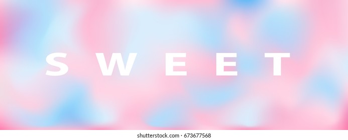 Pink and blue abstract background. Sweet color. Multicolor blurred wallpaper. EPS10 vector illustration for poster, presentation, banner template, fabric, wrapping paper, web application etc.