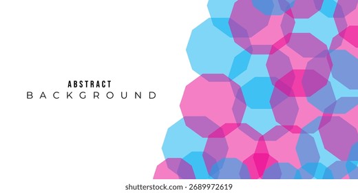 Fondo de Vector geométrico Abstractas rosa y azul para Web y diseño de negocios