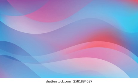 Pink blue abstract wallpaper with blur effect. An excellent background for advertising, posters, postcards, business cards, corporate attributes and your other projects. Vector.
