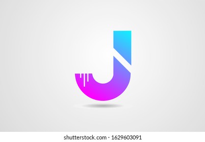 pink blue alphabet letter V logo icon design template for corporate business. Suitable for a media or technology company