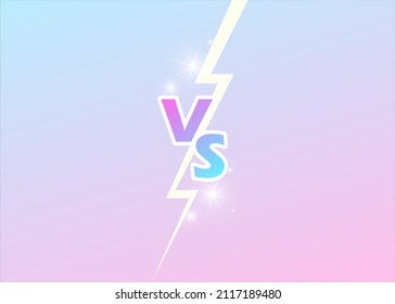 
pink blue background gentle color VS comparison