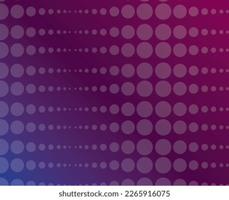 Fondo rosa, azul con patrón abstracto de círculos vectoriales. Plantilla de geometría para el diseño de su negocio. Pasos 10