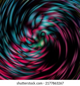 Pink blue black organic colors gradient background vector design. Holographic swirl nice background in neon colors. Digital organic colors gradient tech background. Twist scroll spiral loop.