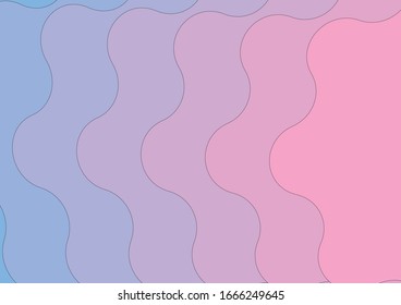 rosa Blau mit abstraktem Hintergrund, Vektorillustration 
