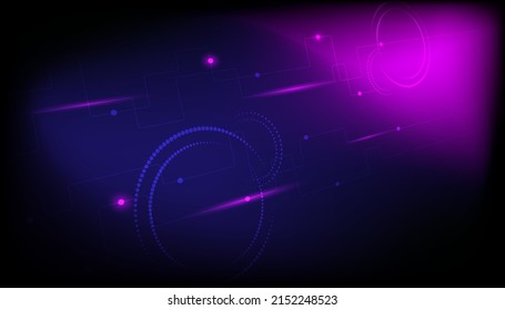Pink and blue color background in metaverse concept.