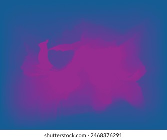 Pink and Blue color combination smooth gradient background design.