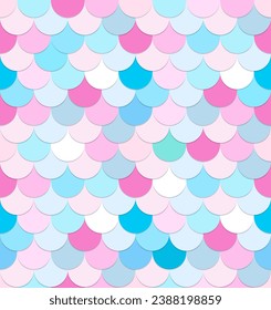 Pink and blue color scales, Seamless pattern, Fish scales background texture