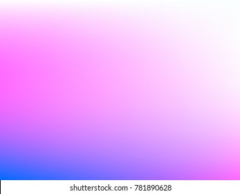 Pink and blue colorful gradient mesh background in rainbow colors. Abstract blurred smooth image. Smooth blend banner template.Iridescent holographic  wallpaper, texture. Creative neon frame.