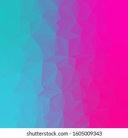 pink and blue colors triangle background 