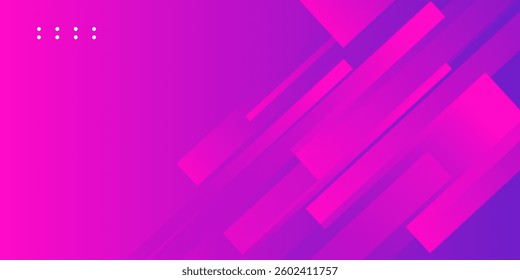 Pink and blue colour abstract gradient background with geometric rectangular shape design background vector illustration. Perfect for modern projects basktop wallpaper business poster, banner, studio.