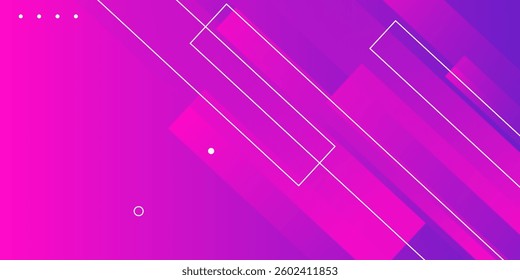 Pink and blue colour abstract gradient background with geometric rectangular shape design background vector illustration. Perfect for modern projects basktop wallpaper business poster, banner, studio.