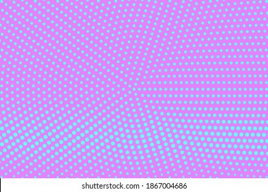 Pink and blue dotted halftone vector background. Subtle halftone digital texture. Faded dotted gradient. Comic effect overlay. Retro dot pattern on transparent back. Graphic halftone perforated 