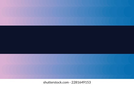 Fondo de paisaje vectorial de espacio de copia vacía rosa y azul aislado en plantilla de rectángulo. Sencillo fondo de pantalla plana para publicación en medios sociales, presentación, afiche, folleto, papel impreso y otros.