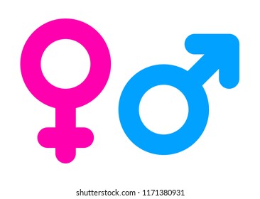 Women Men Symbol Male Sign Vector Stock Vector (Royalty Free) 1235103139