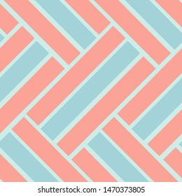 Pink and blue geometric seamless pattern, that can be used both on the web or in print, for surface design