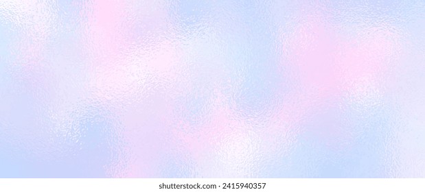 Pink and blue glass vector background for flyers, cards, poster, cover design. Christmas backdrop. Ice. Blurred stained glass window. Merry Christmas! Winter template for design. Color glass.