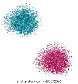 Pink and blue glitter background, shiny texture