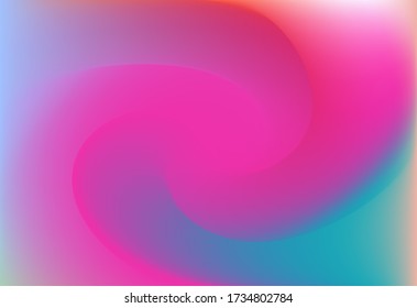 Fondo de degradado rosa y azul. Fondo mínimo simple en el estilo de arte de campo de color.
