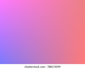 Pink and blue gradient mesh background in rainbow colors. Abstract blurred smooth image. Smooth blend banner template. Iridescent holographic wallpaper, frame, banner.