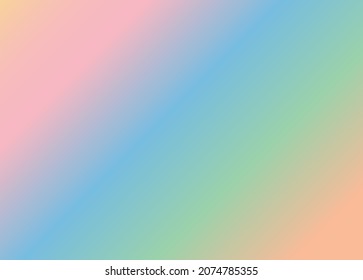 Pink blue and green gradient pattern. Abstract gradient vector pattern. 