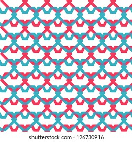 pink and blue hearts seamless texture