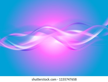 Agua rosa y azul líquida abstracta y elegante olas de fondo moderno. Diseño de vectores