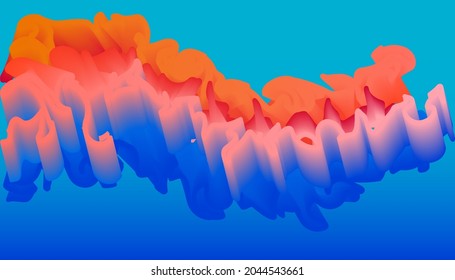 Pink Blue liquid effects background. Abstract design template for brochures, flyers, magazine, business card, branding, banners, headers, book covers, notebooks background vector