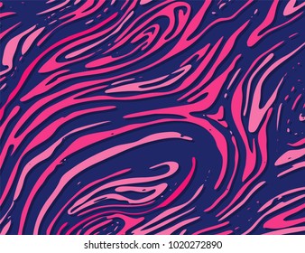 Pink and blue marble texture. Vector background for cover, brochure, card.